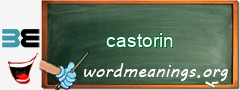 WordMeaning blackboard for castorin